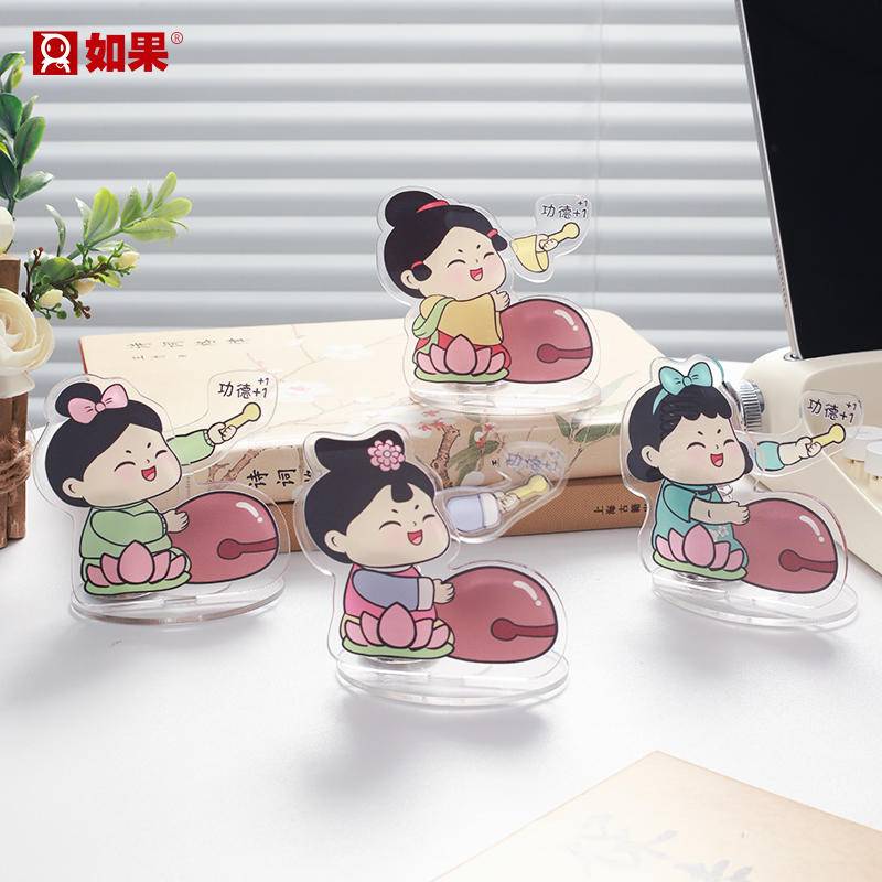 唐小圆敲木鱼立牌